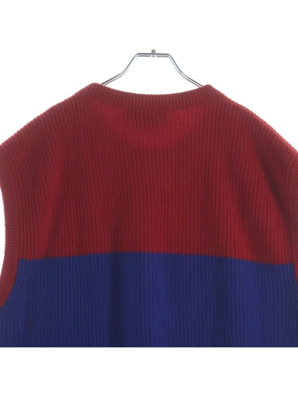 Gucci Adidas Logo Knit Vest Red Blue